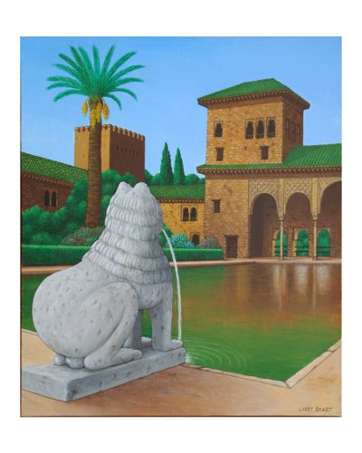 رذاذ أصغر (أكريليك على كتان) بواسطة لاري سمارت